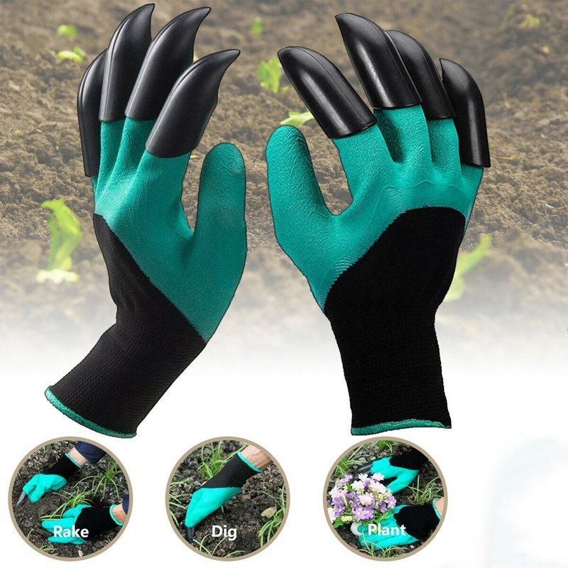 1-19-3.jpg Gants de jardinage avec griffes - الصورة 1