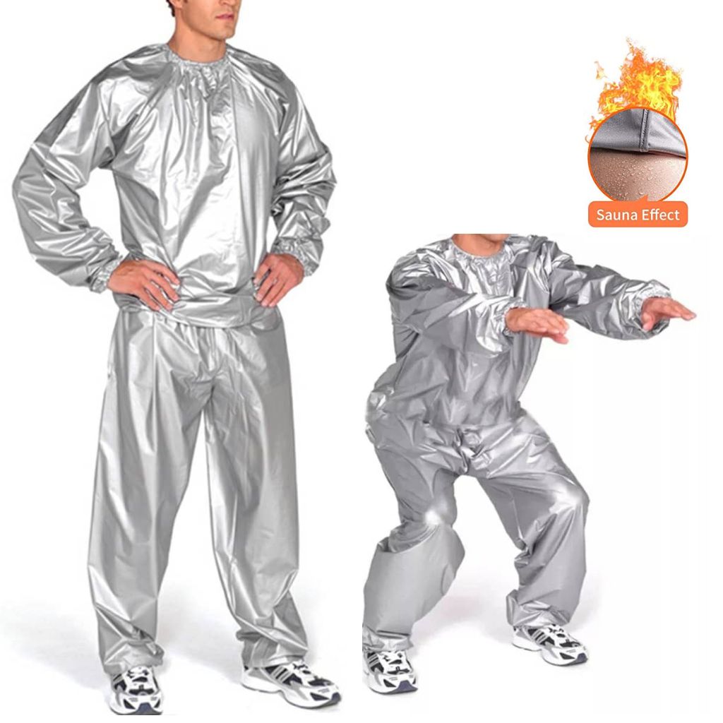 xr:d:DAFVBLgjMxg:23,j:43884322568,t:22121912 Combinaison brûle-graisse Sauna SUIT pour homme et femme en PVC anti-déchirures - الصورة 1