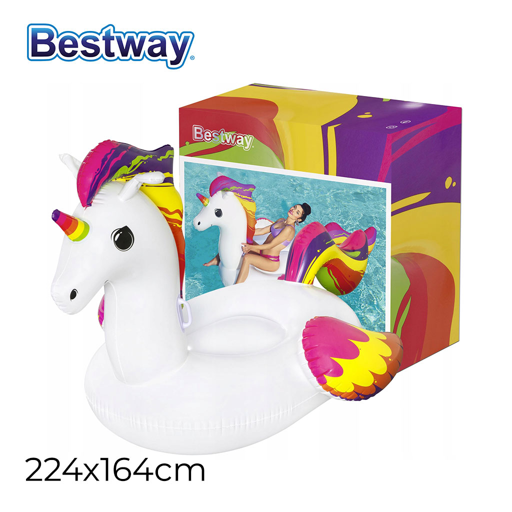 41113-cnc-1.jpg Bouée Gonflable Surdimensionnée Licorne Bestway #41113 - الصورة 1