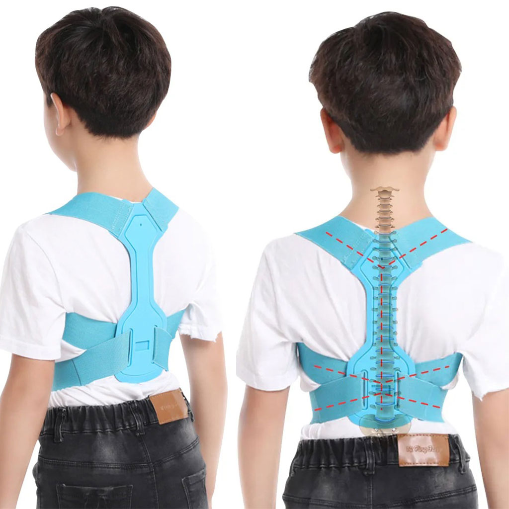 BACK-SUPPORT-9609-cnc-1.jpg Ceinture Correction de Posture pour Enfants 9609 – حزام شد الظهر للأطفال - الصورة 1