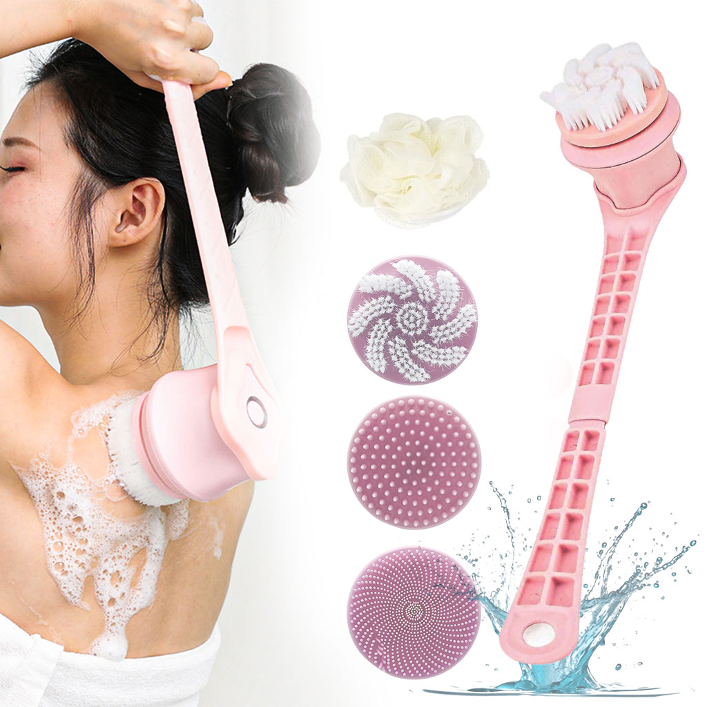 Bath-Brush-cnc-1.jpg Brosse Rotative Électrique Rechargeable pour le Corps et la Douche – فرشاة تنظيف الجسم مقاومة للماء - الصورة 1
