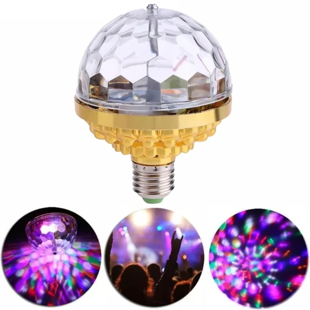 xr:d:DAFz9De9ed8:532,j:8123781112074645250,t:23122409 Lampe jeux de lumière multi couleur rotative Disco Ball - الصورة 1