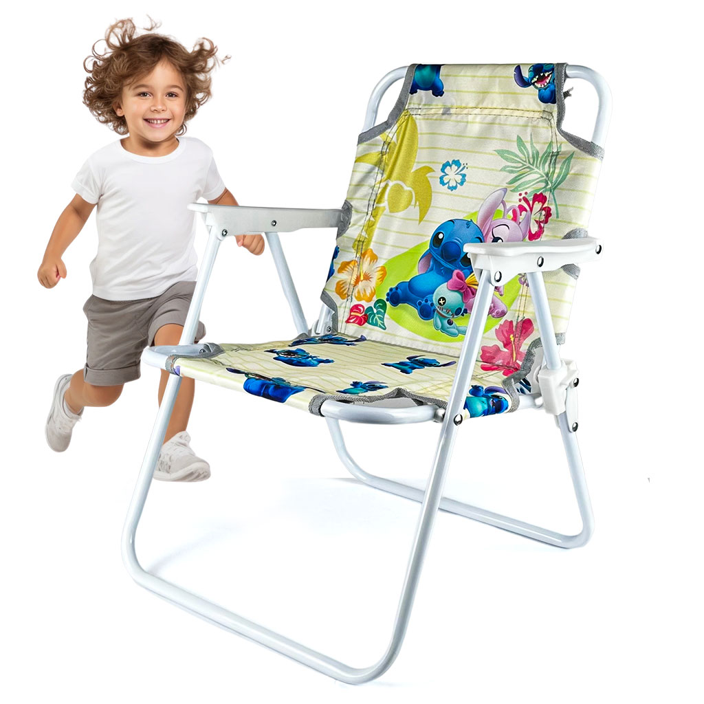 Chaise-plage-sum-cnc-2.jpg Chaise Pliante Enfant Motif Dessin Animé – كرسي أطفال قابل للطي - الصورة 1