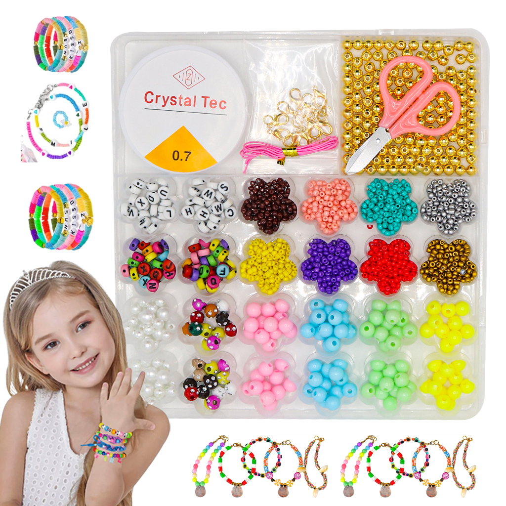 DIY1B-CNC2-2.jpg Bracelet D'amitié DIY Kit de Bricolage Pour Filles V2 - الصورة 1