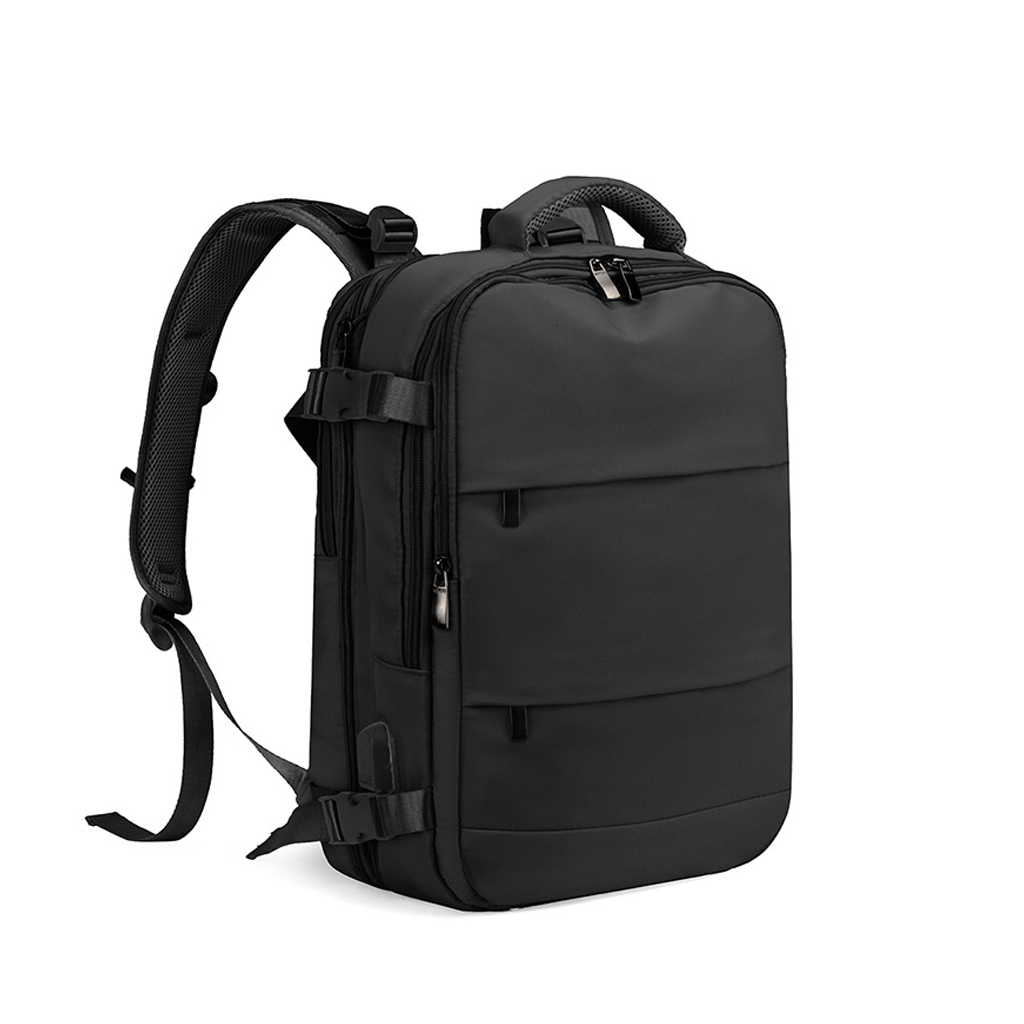 L-263-14.jpg Sac à dos de voyage grande capacité avec plusieurs compartiments extensible L-263 - Noir - الصورة 1