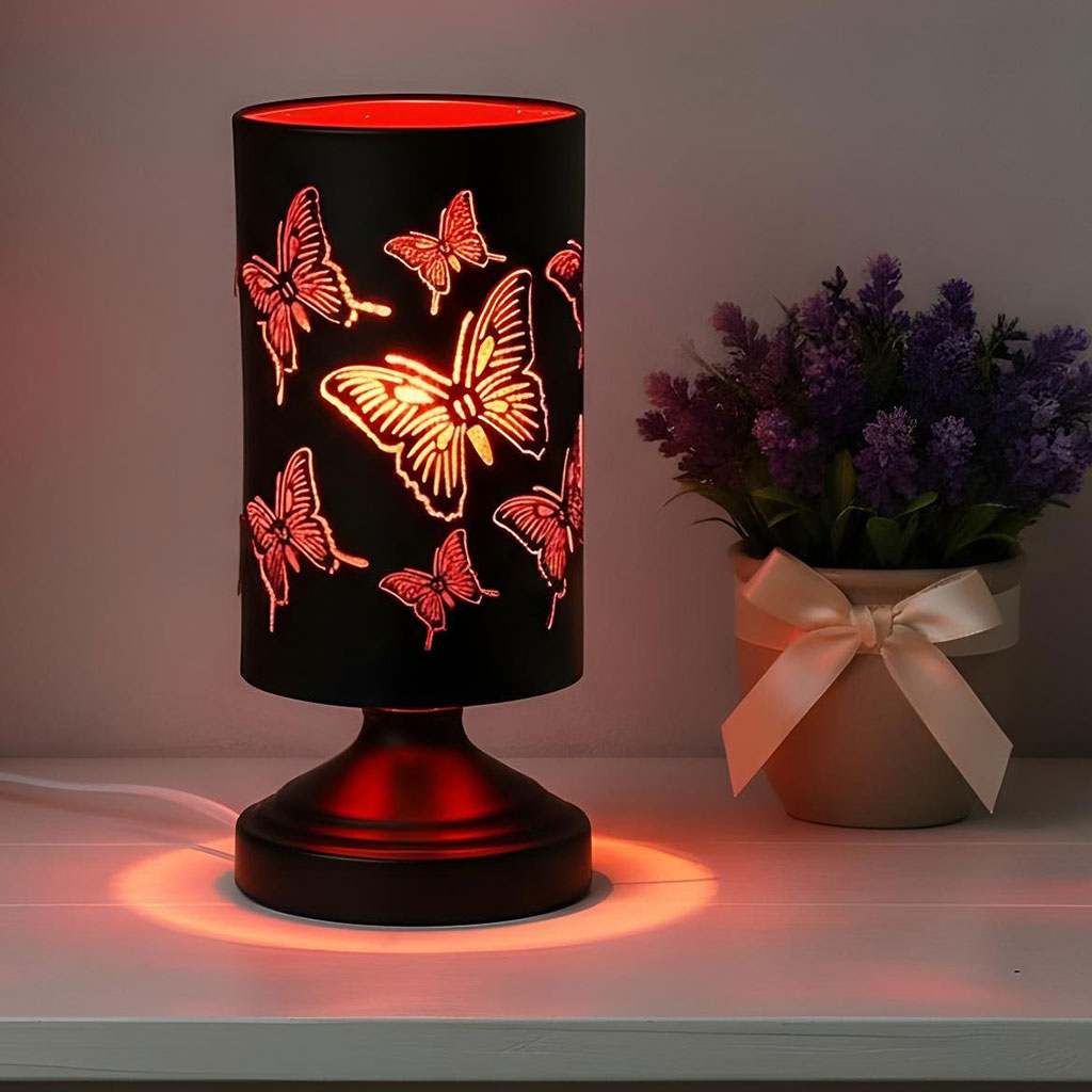 Lampe-Farasha-V1-2-1.jpg Lampe de Table Décorative Design Élégant Idéal pour Chambre de Nuit PM – مصباح غرفة النوم - الصورة 1
