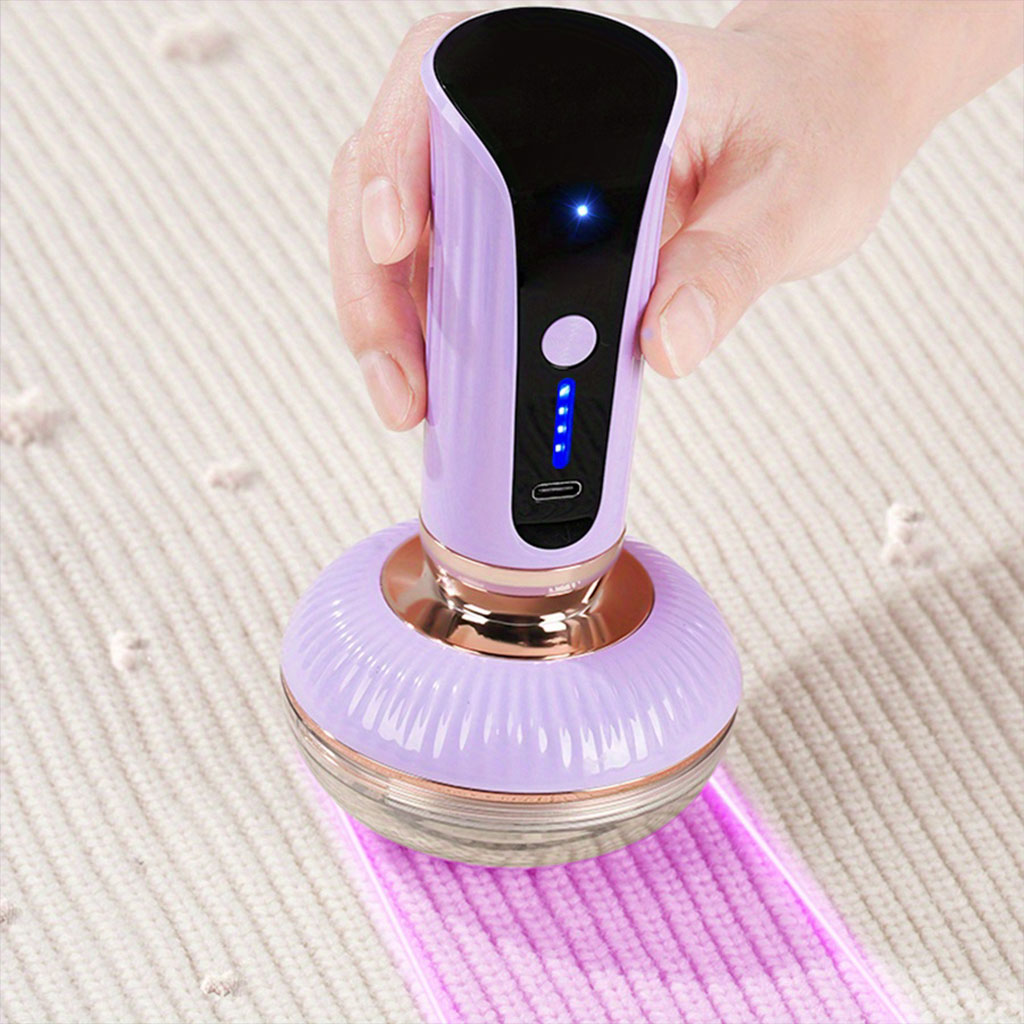 Lint-Remove-V3-CNC.jpg Appareil Rasoir Anti-peluches pour Vêtements Rechargeable Type-C – جهاز مزيل الوبر من الملابس - الصورة 1