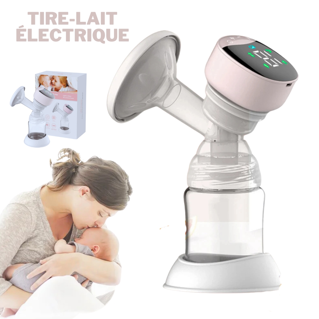 xr:d:DAFz9De9ed8:1637,j:4242807029901665450,t:24012111 Tire-lait Électrique Intégré Mains Libres pour Allaitement, 4 Modes et 12 Réglables, Faible Bruit MY-374 - الصورة 1
