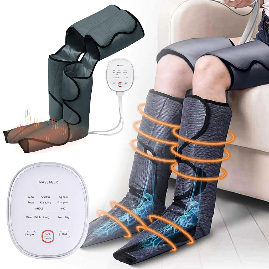 Massage-Jambe-cnc-1.jpg StariCare Appareil de pressothérapie pour les jambes – جهاز العلاج بالضغط للساقين - الصورة 1