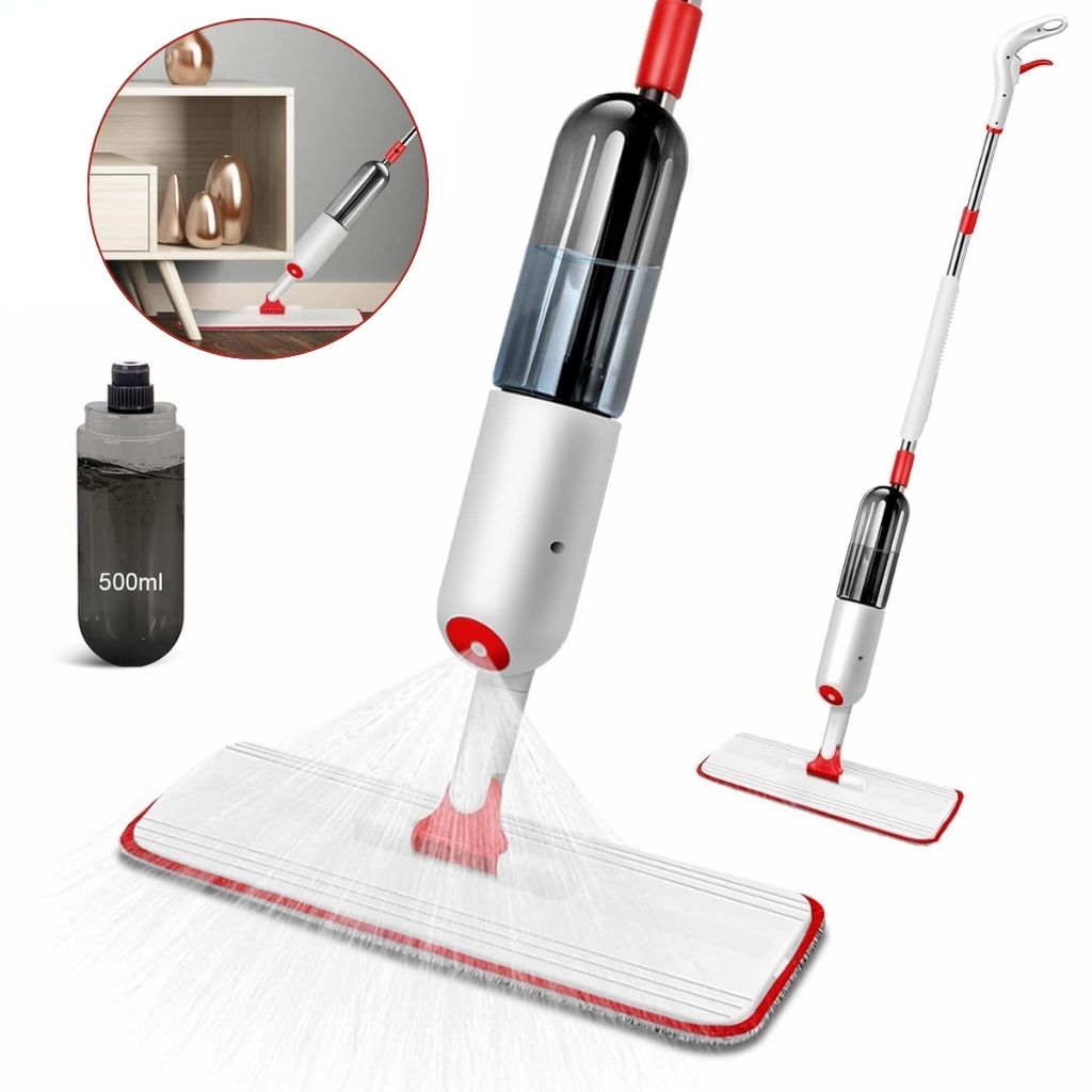 MidybSpray-CNC-2.jpg Balai Serpillère Pulvérisateur avec Réservoir Rechargeable – ممسحة بخاخ مع زجاجة قابلة لإعادة التعبئة - الصورة 1