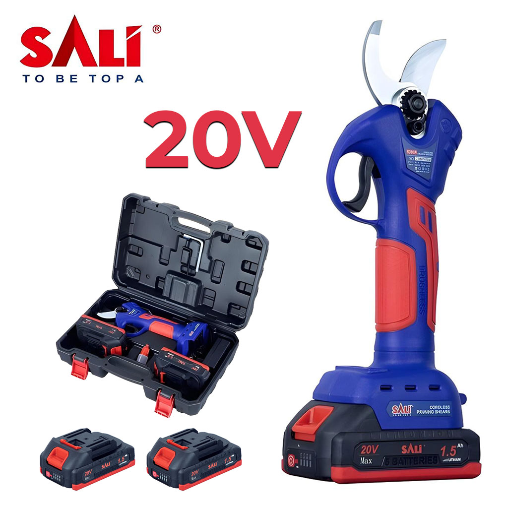 Sali-cnc-2.jpg SALI Sécateur électrique 25 V avec 2 Batteries - الصورة 1