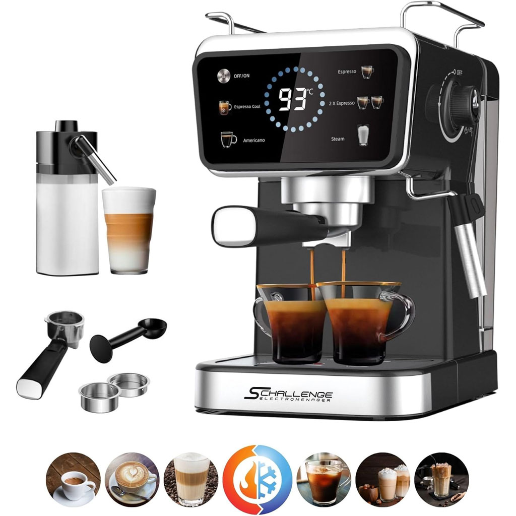 Schallenge-Caf-cnc2-1.jpg Schallenge Machine A Café moulu AMB-021CM – آلة تحضير قهوة - الصورة 1