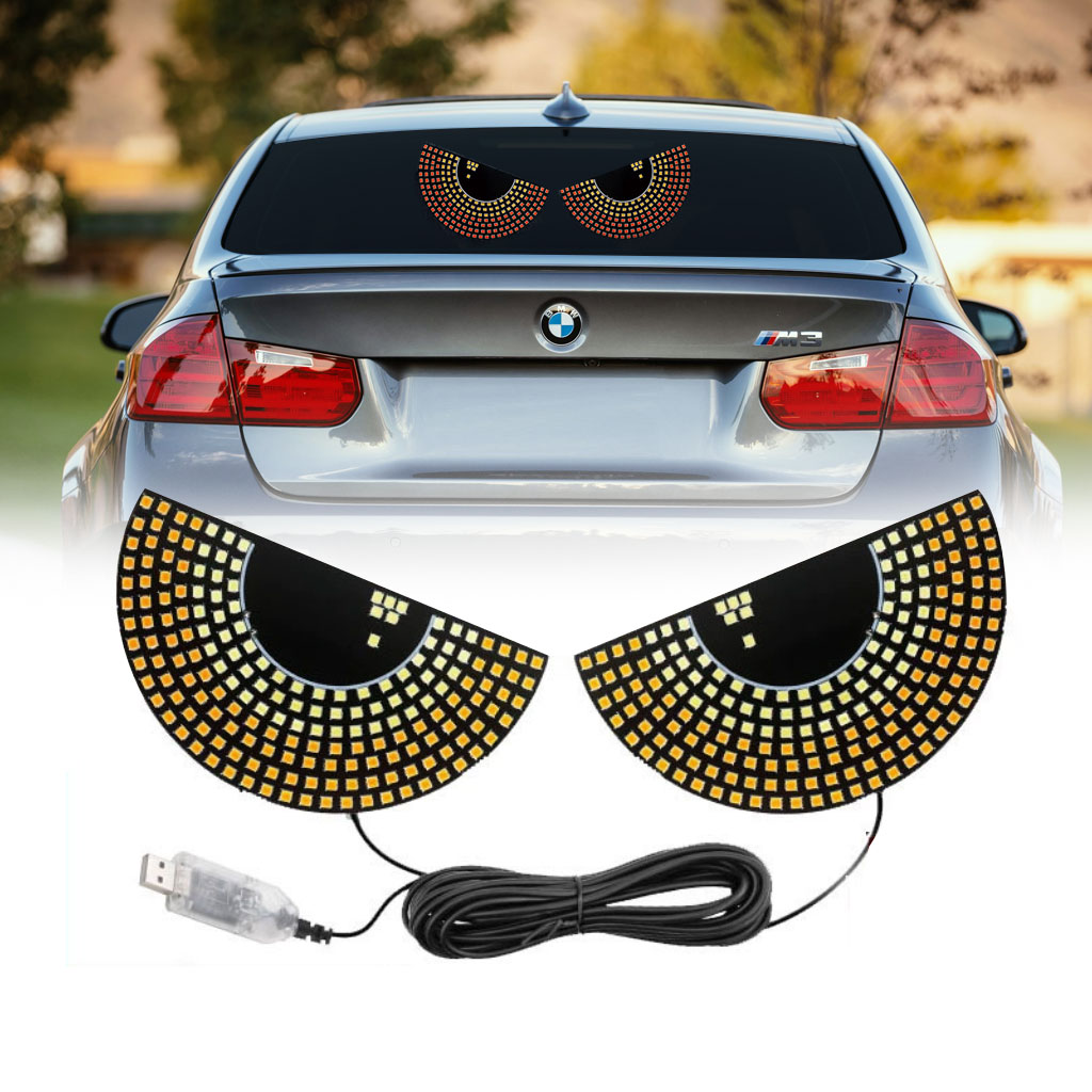Shadow-Eyes-cnc-2.jpg Feux de Voiture à LED Dynamiques Devil Eyes pour Pare-brise Arrière - الصورة 1