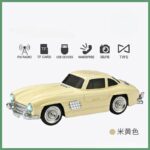 ⁦Haut-parleur audio Bluetooth sans fil En forme de Voiture Vintage , Carte mémoire , appels , AUX , Clé USB , FM RADIO⁩ - الصورة ⁦4⁩