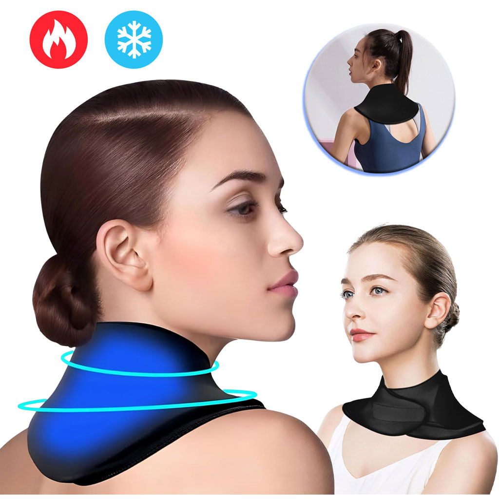 XU-3004-CNC-1.jpg Pack de Glace Cervical Chaud et Froid en Gel Réutilisable pour Soulager les Douleurs - الصورة 1