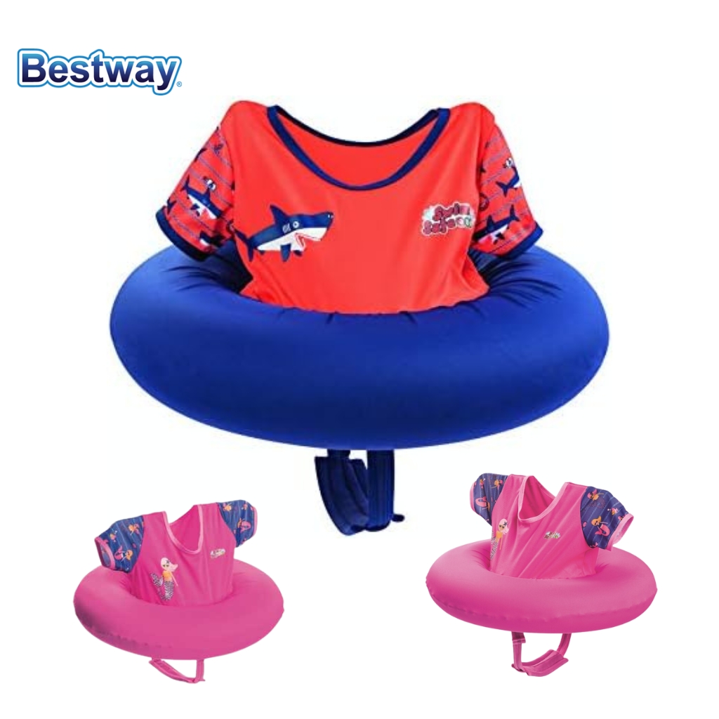 xr:d:DAFj7JQizw4:37,j:2837662627700826568,t:23062816 bestway bouee gilet assortiment swim safe 51*51cm (32119E+32118E) - الصورة 1