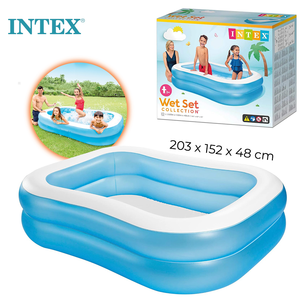 intex-57180-cnc.jpg Piscine gonflable rectangulaire 203 x 152 x 48 cm INTEX 57180 – حوض سباحة - الصورة 1