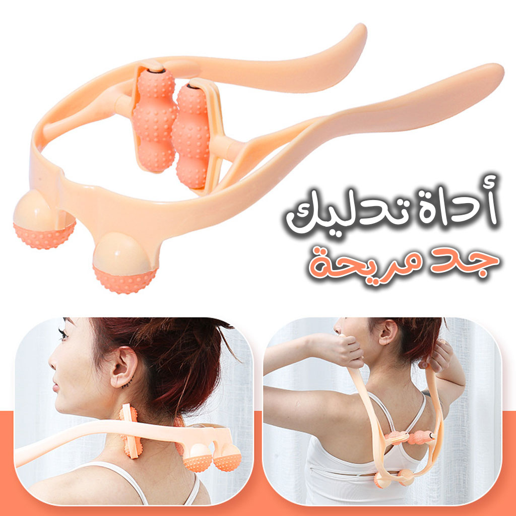 massager-2in1-cnc-2.jpg Masseur de corps multifonctionnel à six roues à billes et deux boules - الصورة 1