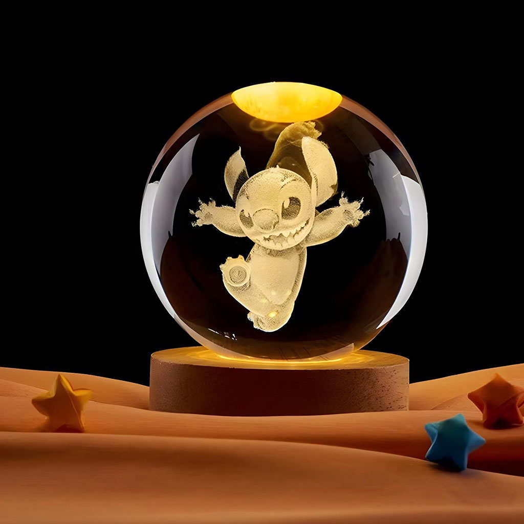 stitch-mini-lp-1-2.jpg Lampe boule de projection en cristal 3D Stitch - الصورة 1