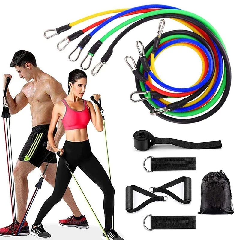 xxtetashil-2.jpg Ensemble de bandes de résistance 11 pcs équipement de Sports à domicile - الصورة 1